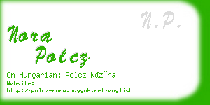 nora polcz business card